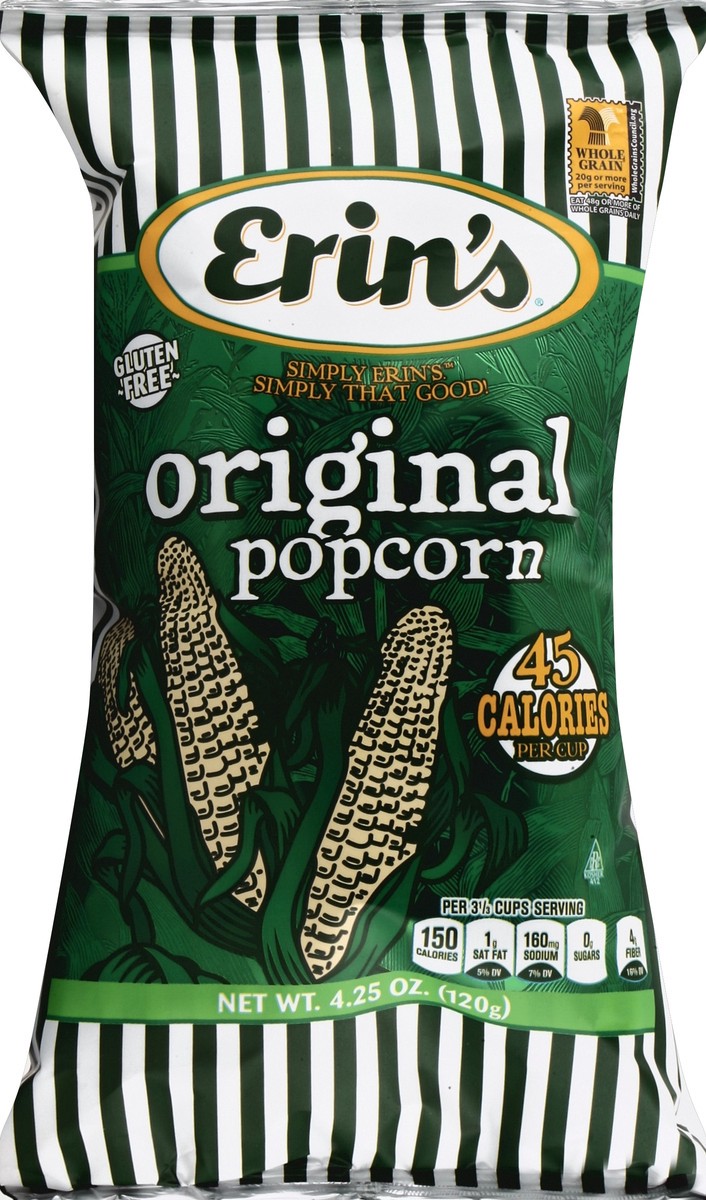 slide 5 of 5, Erin's All Natural Original Popcorn, 4.5 oz