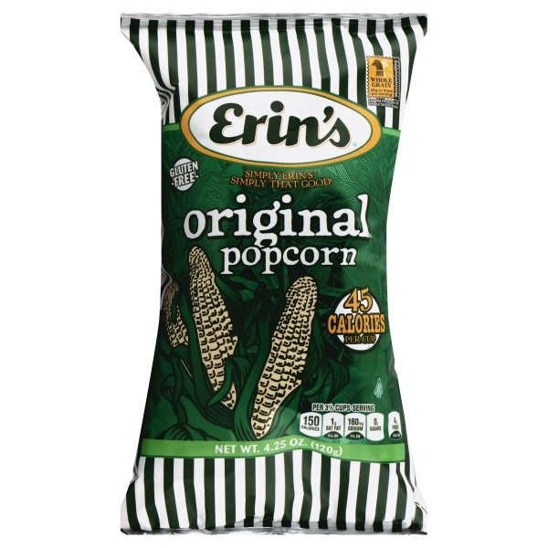 slide 1 of 5, Erin's All Natural Original Popcorn, 4.5 oz