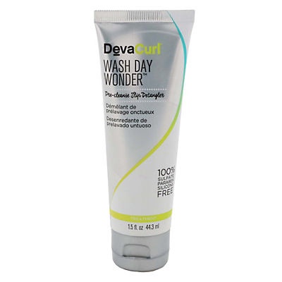 slide 1 of 1, DevaCurl Wash Day Wonder Precleanse Slip Detangler, 1.5 oz