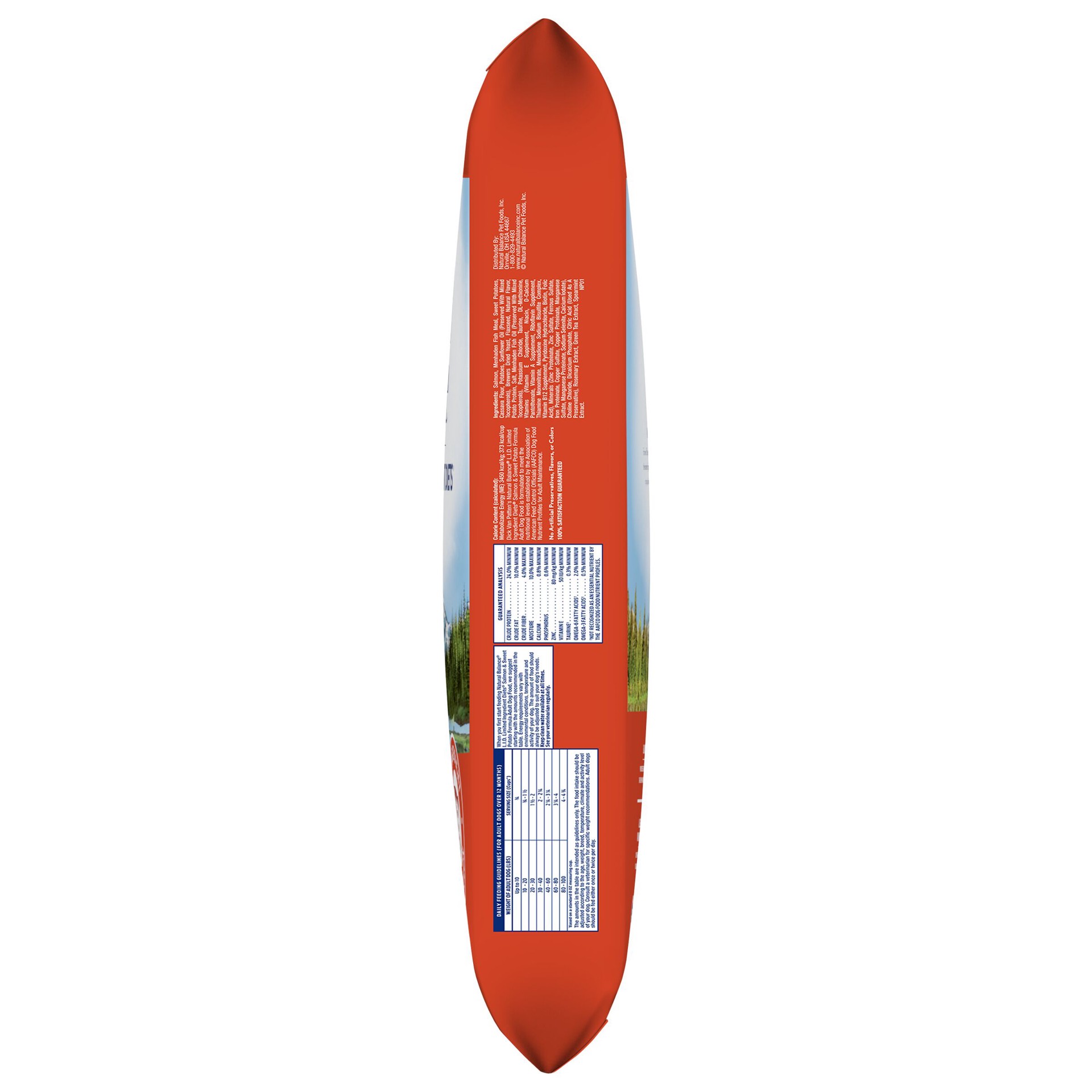 slide 3 of 5, Natural Balance L.I.D. Limited Ingredient Diets Grain Free Salmon & Sweet Potato Formula Dog Food 24 lb, 384 oz