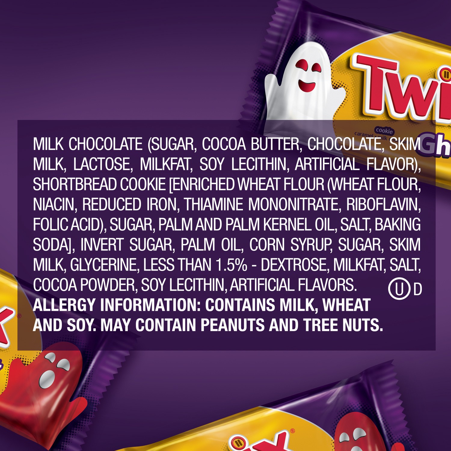 slide 6 of 8, TWIX, Caramel Halloween Candy Ghost Singles Bar, 1.06 Oz, 1.06 oz