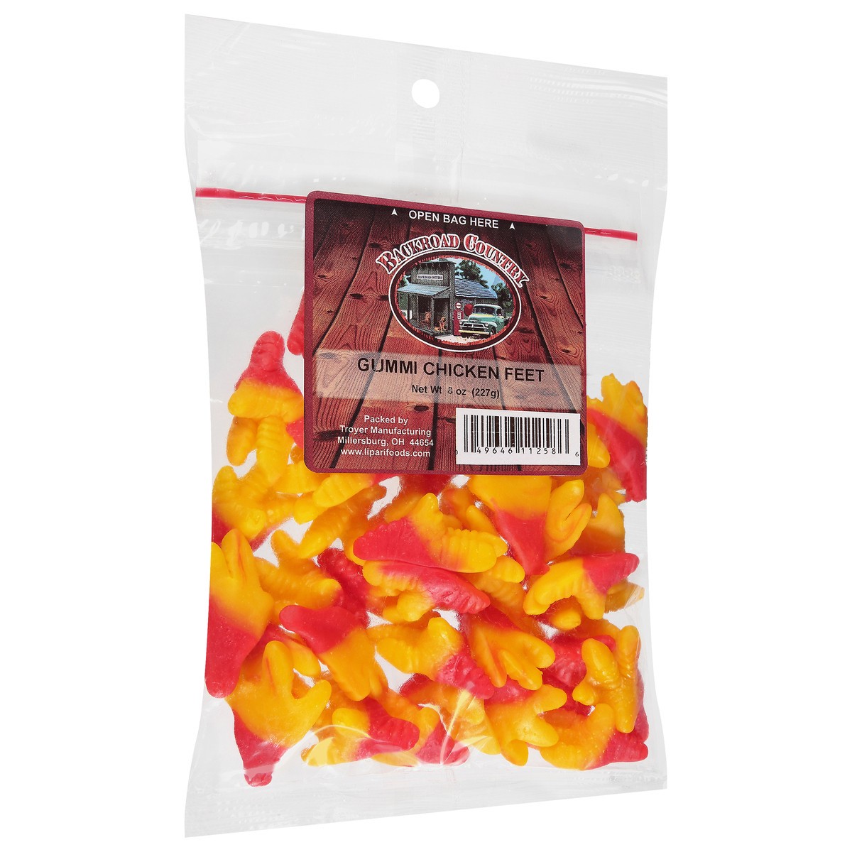 slide 4 of 9, Backroad Country Chicken Feet Gummi 8 oz, 8 oz