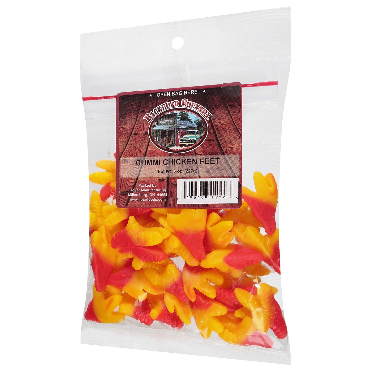 slide 5 of 9, Backroad Country Chicken Feet Gummi 8 oz, 8 oz