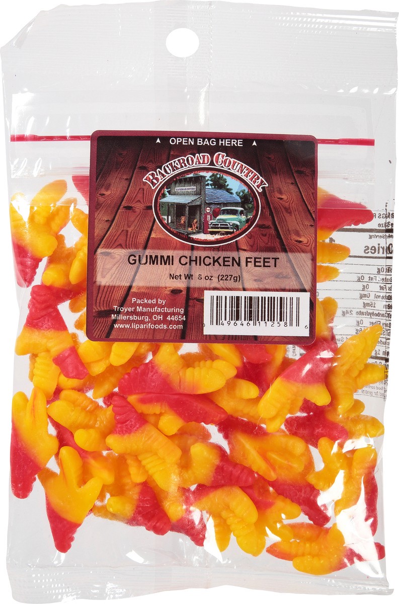 slide 8 of 9, Backroad Country Chicken Feet Gummi 8 oz, 8 oz