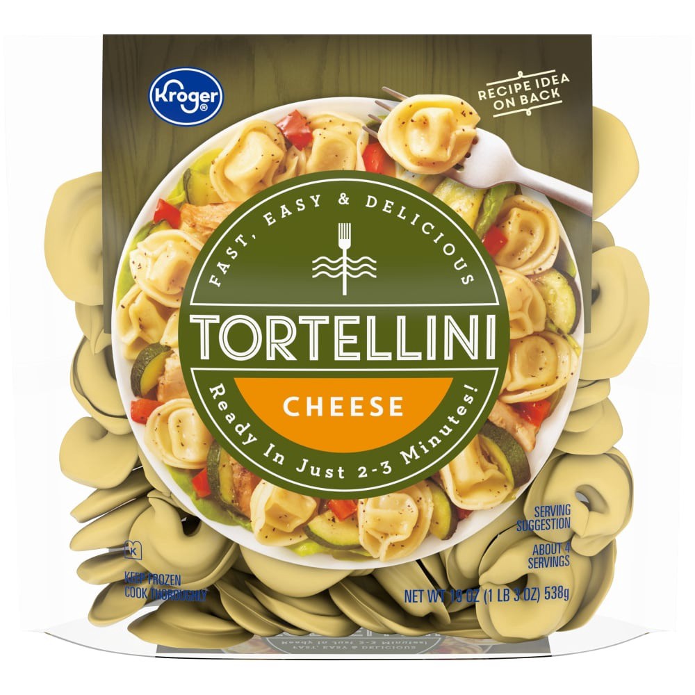 slide 1 of 3, Kroger Cheese Tortellini, 19 oz