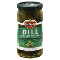 slide 1 of 1, Del Monte Kosher Tiny Dills, 12 oz