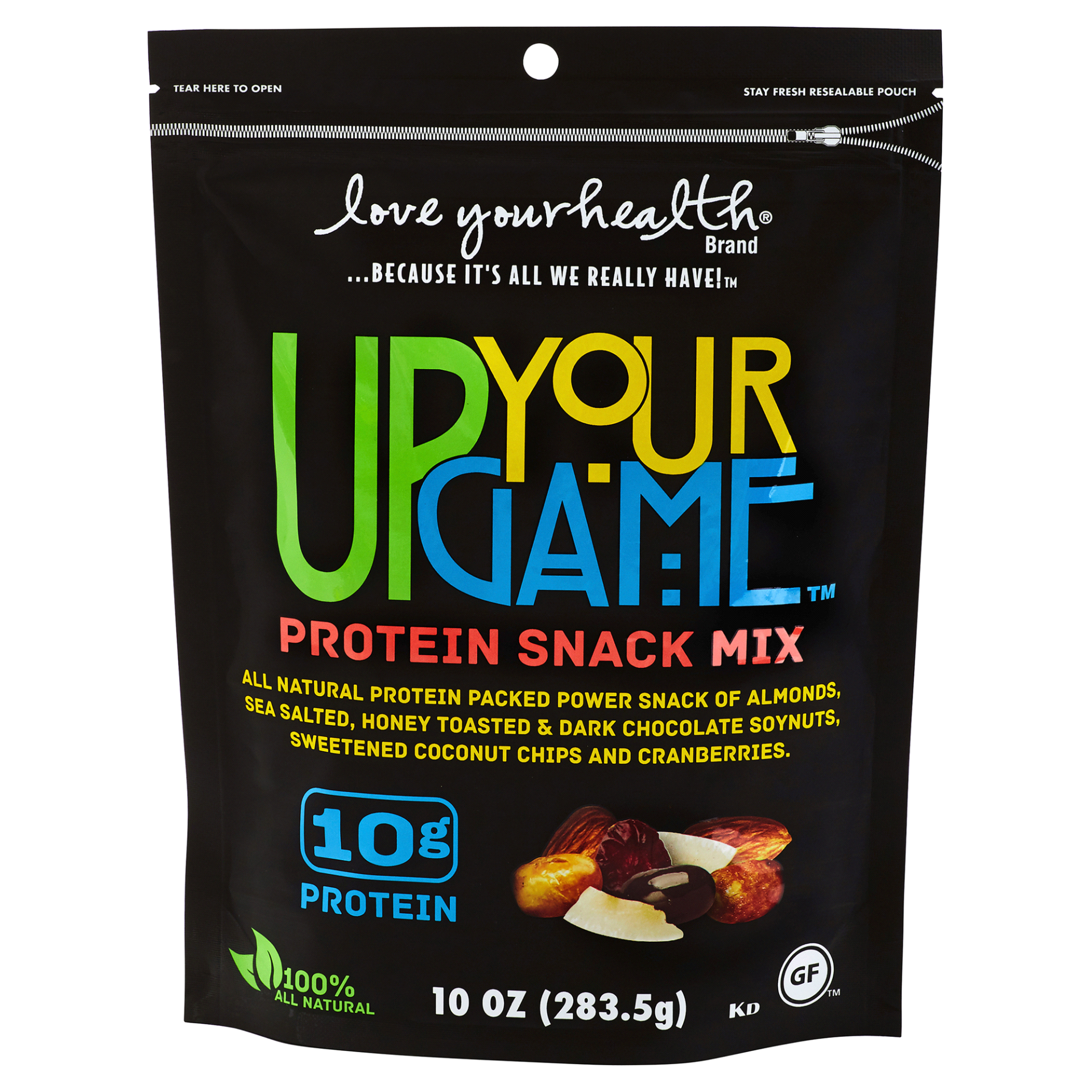 slide 1 of 1, Love Your Health Up Your Game Protein Snack Mix, 10 oz