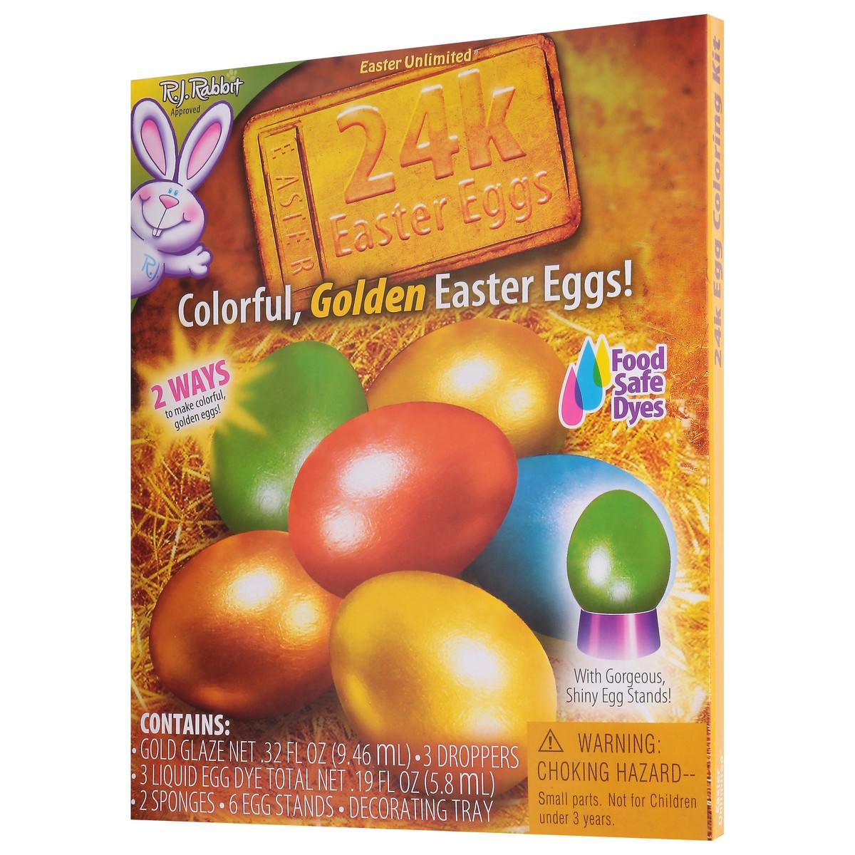 slide 3 of 13, Easter Unlimited 24k Egg Coloring Kit 1 ea, 1 ct