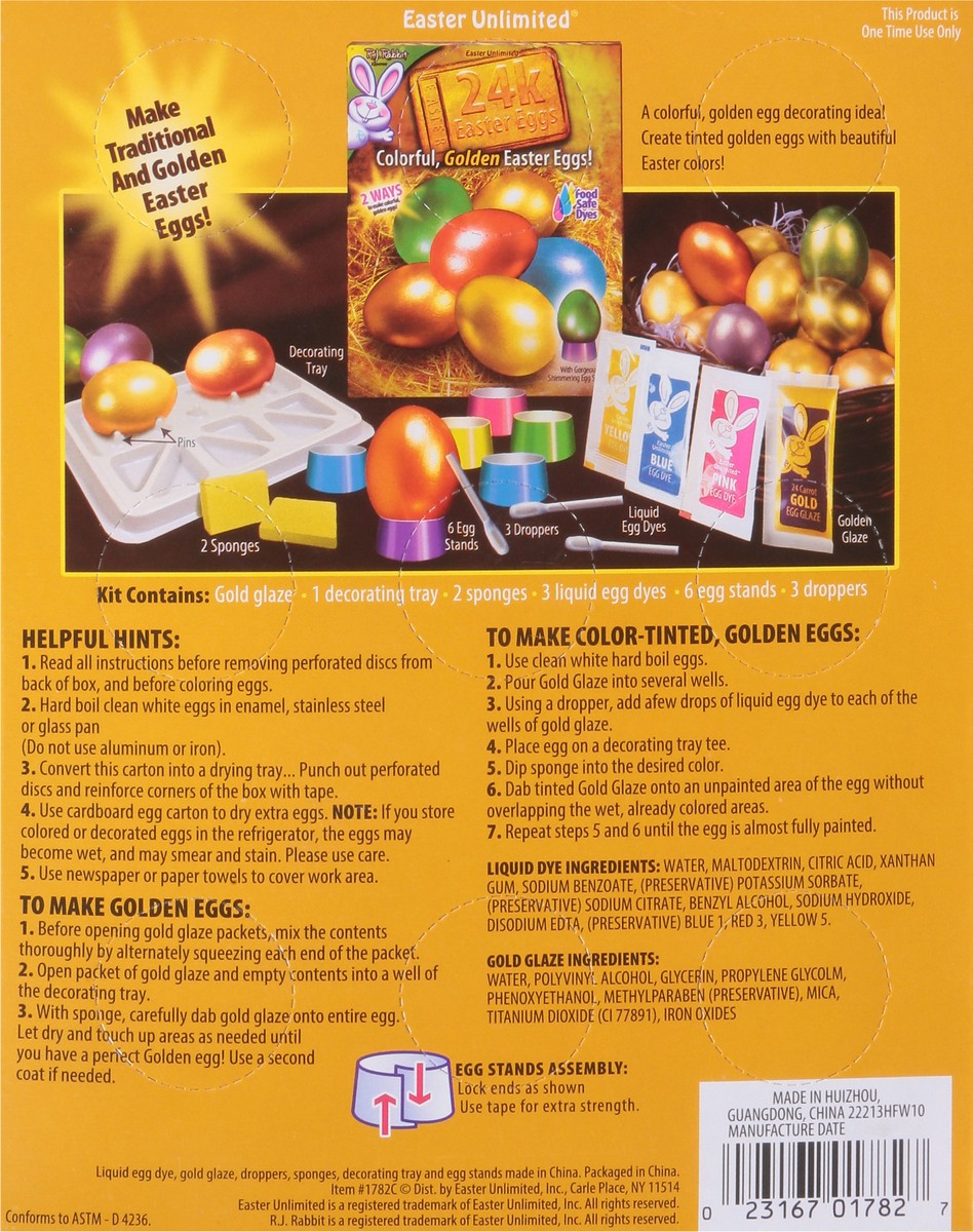 slide 12 of 13, Easter Unlimited 24k Egg Coloring Kit 1 ea, 1 ct