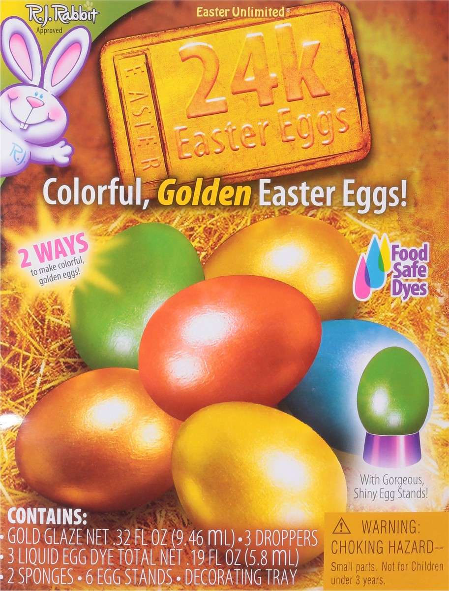 slide 13 of 13, Easter Unlimited 24k Egg Coloring Kit 1 ea, 1 ct