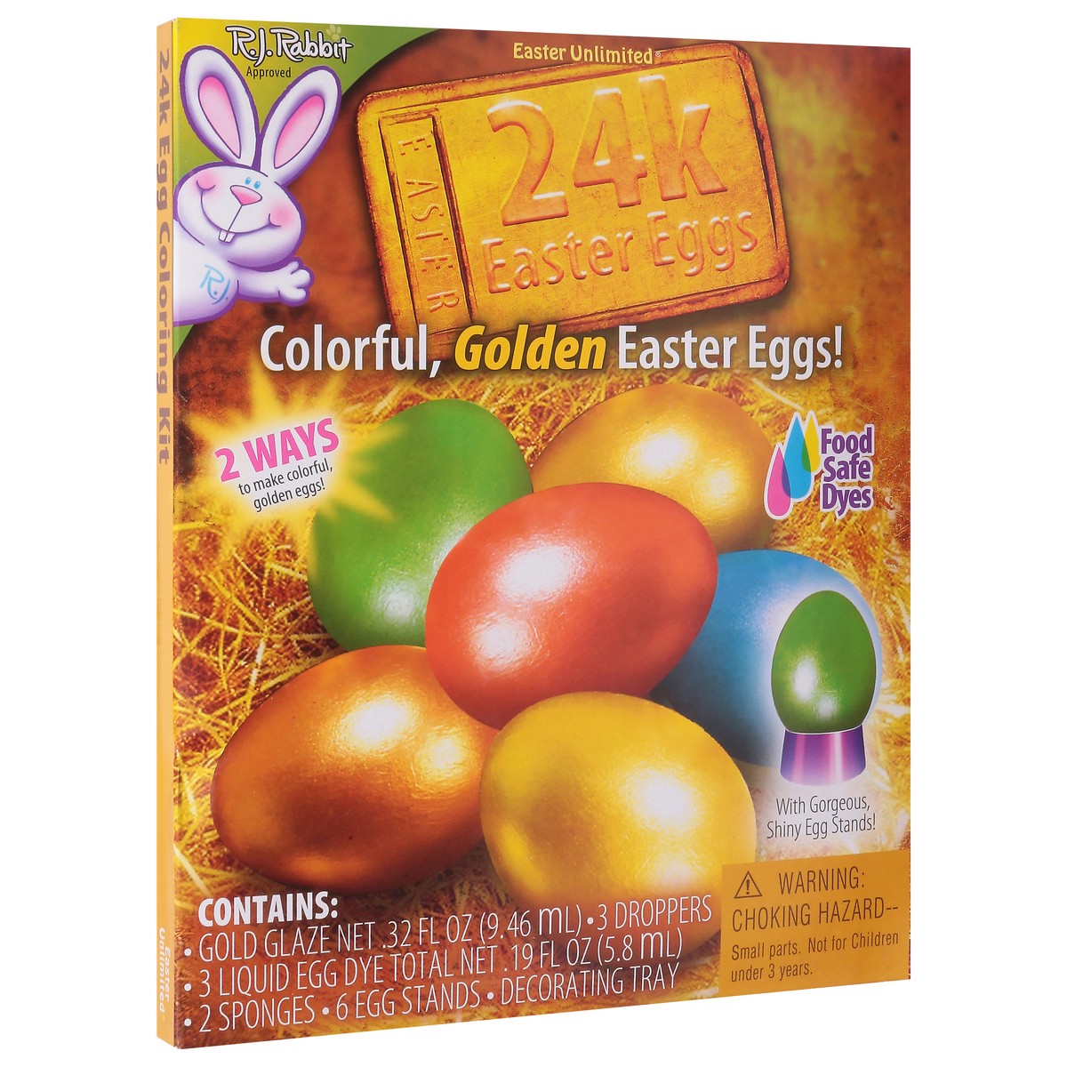 slide 10 of 13, Easter Unlimited 24k Egg Coloring Kit 1 ea, 1 ct