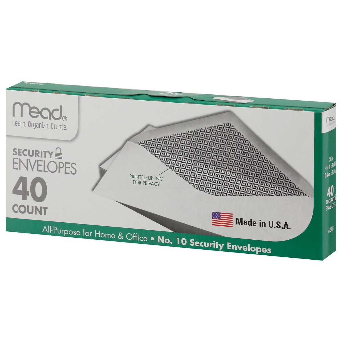 slide 4 of 12, Mead Security Envelopes, 40 ct