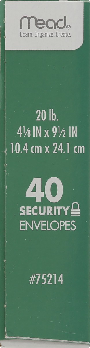 slide 10 of 12, Mead Security Envelopes, 40 ct