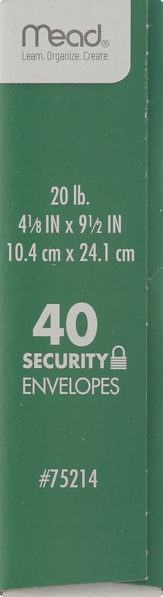 slide 11 of 12, Mead Security Envelopes, 40 ct