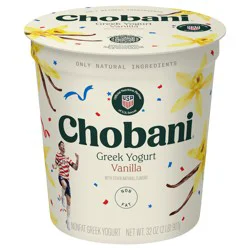 Chobani Yogurt, Nonfat, Greek, Vanilla