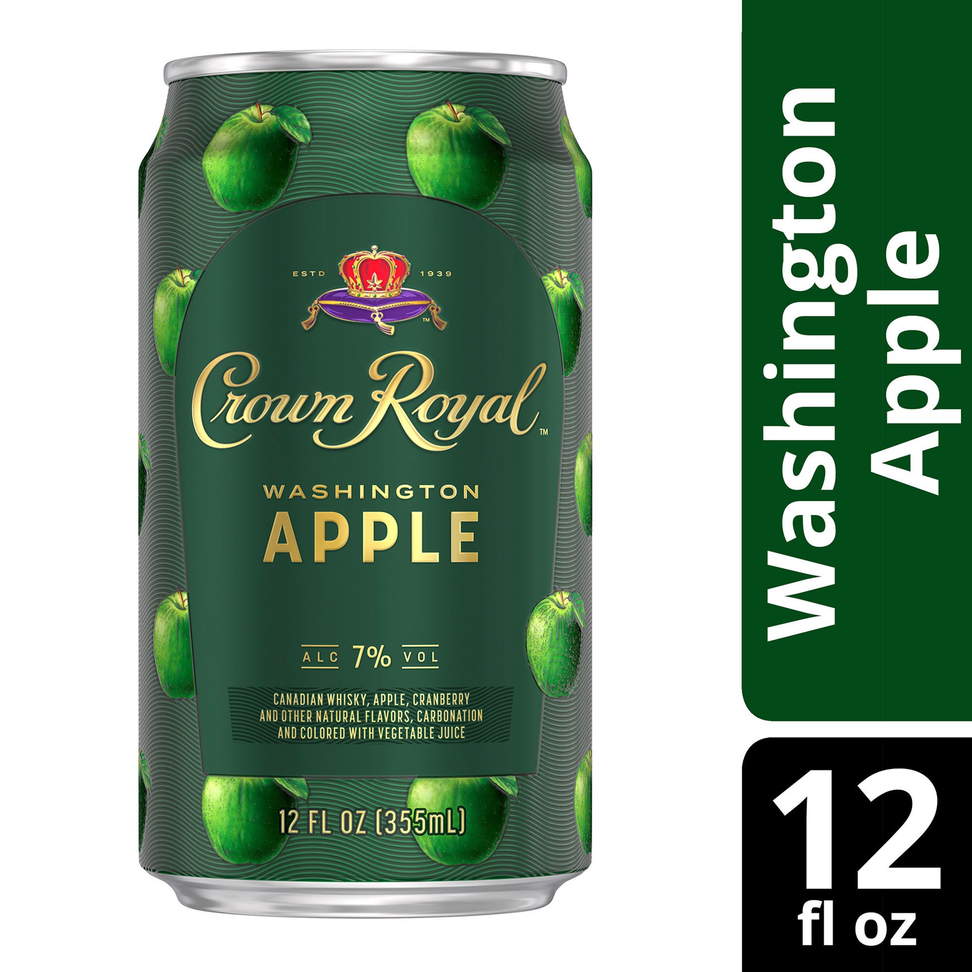 slide 2 of 4, Crown Royal Washington Apple Canadian Whisky Cocktail, 12 fl oz