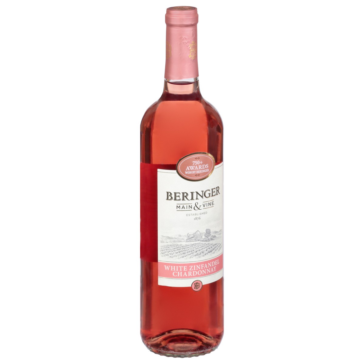 slide 2 of 9, Beringer White Zinfandel & Chardonnay, 750 ml