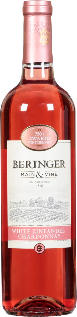 slide 7 of 9, Beringer White Zinfandel & Chardonnay, 750 ml