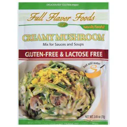 Full Flavor Foods Gluten-Free & Lactose Free Creamy Mushroom Mix for Sauces and Soups 2.65 oz
