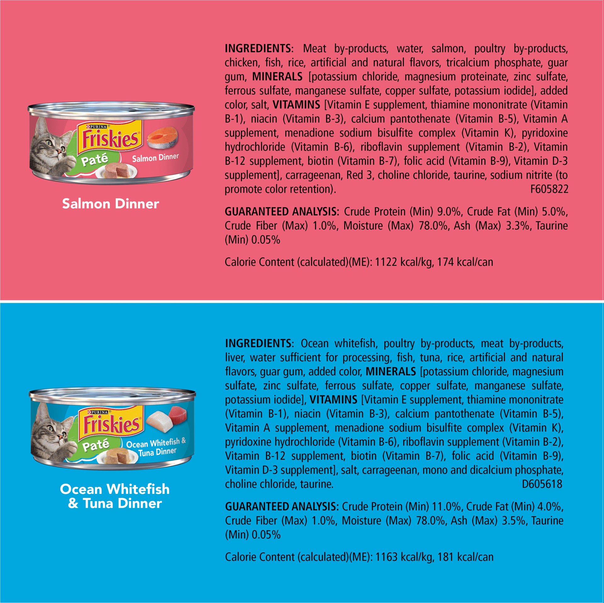 slide 9 of 9, Purina Friskies Paté Wet Cat Food Seafood Fish Flavor Favorites - 5.5oz/32ct Variety Pack, 32 ct