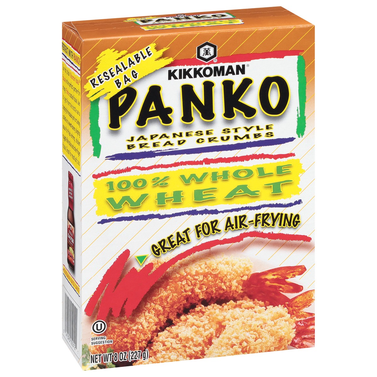 slide 12 of 14, Kikkoman 100% Whole Wheat Panko Japanese Style Bread Crumbs 8 oz, 8 oz