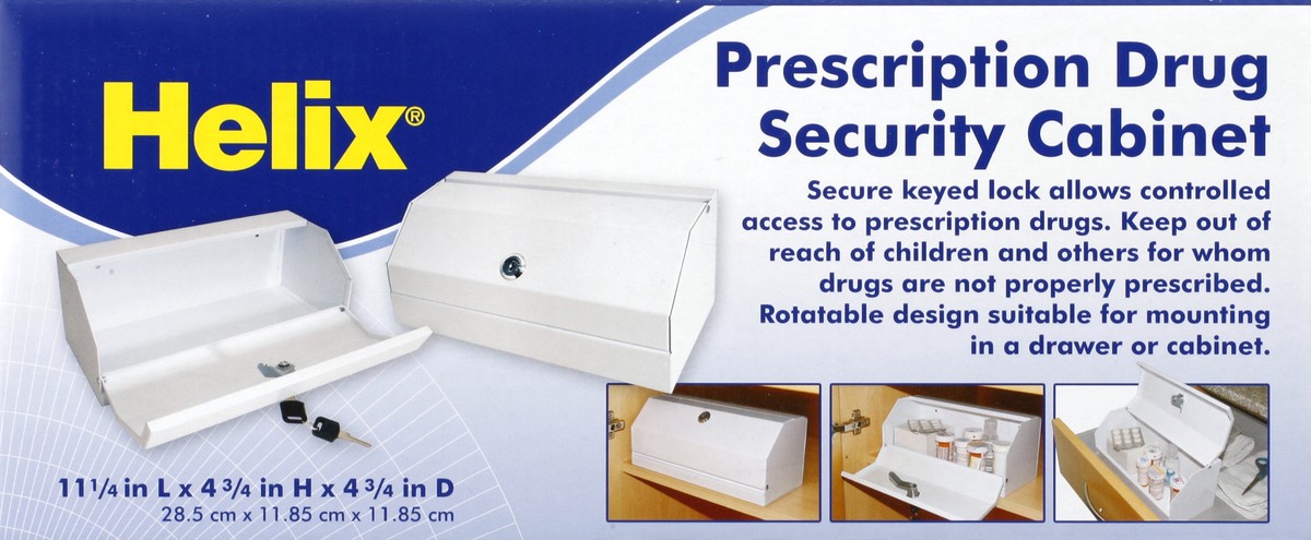 slide 4 of 5, Helix Prescription Drug Security Cabinet, 1 ct