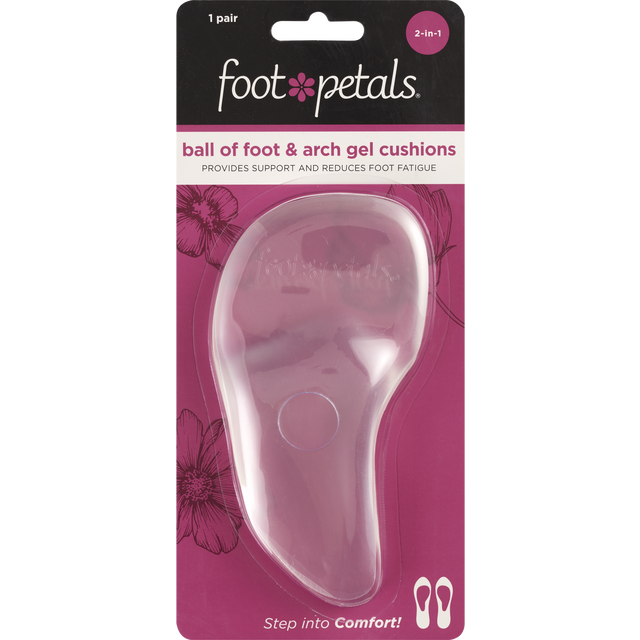slide 1 of 1, Ball Of Foot + Arch Cushion-Gel, 1 ct