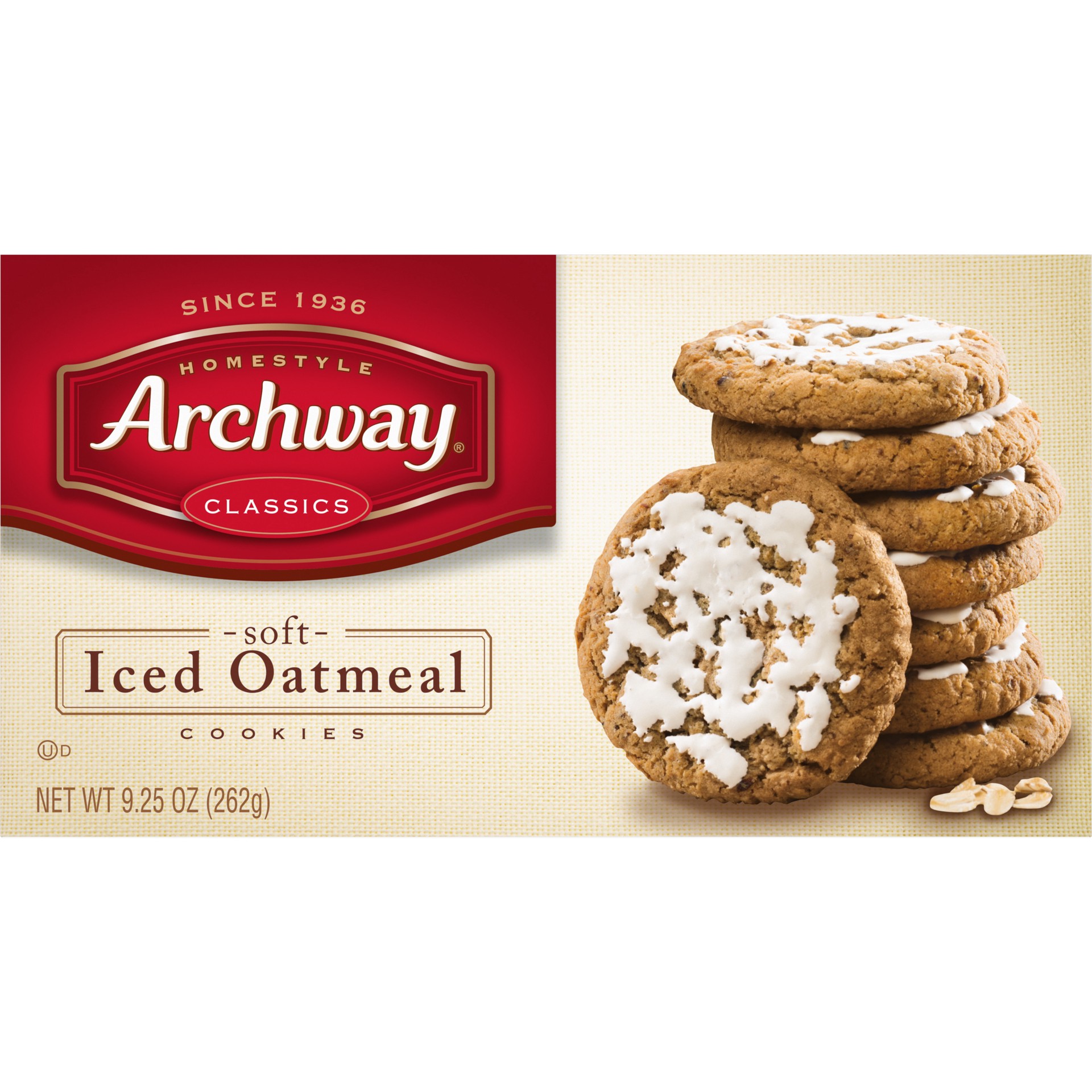 slide 4 of 5, Archway Cookies Cookies, Soft Iced Oatmeal Cookies, 9.25 Oz, 9.2 oz