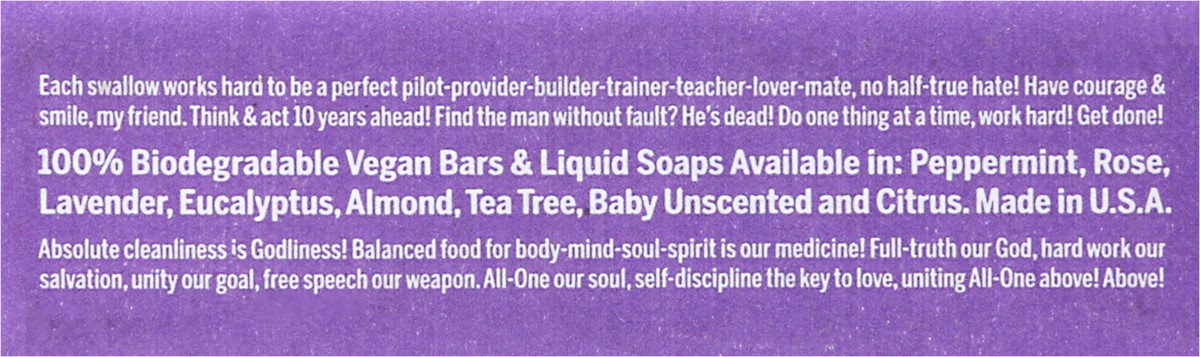 slide 4 of 12, Dr. Bronner's Castile Bar Soap Lavender Org, 5 oz