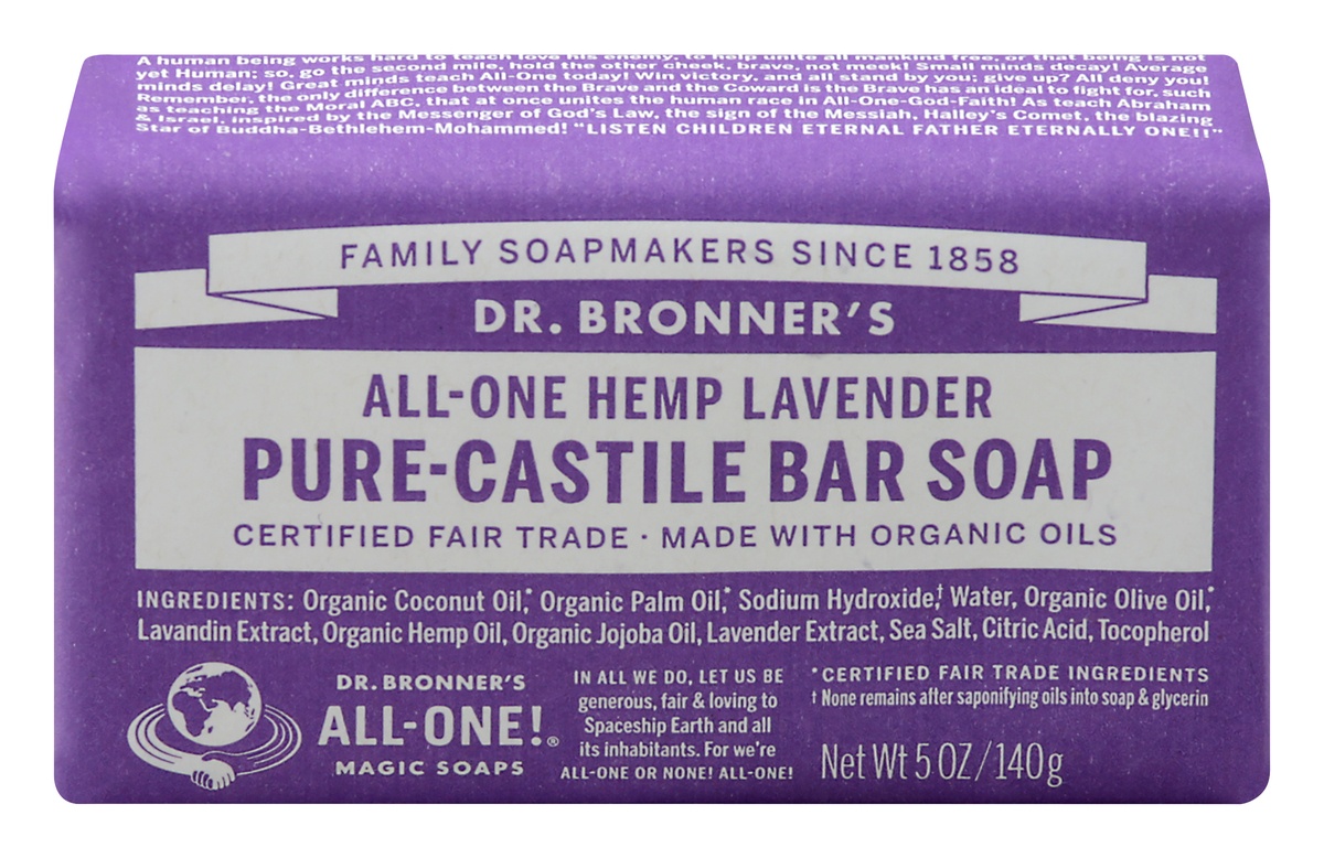 Dr. Bronner's Bar Soap - Lavender - 5oz : Target