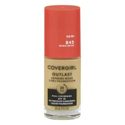 Covergirl Outlast Extreme Wear 3-In-1 Foundation, Natural Beige 840, SPF 18