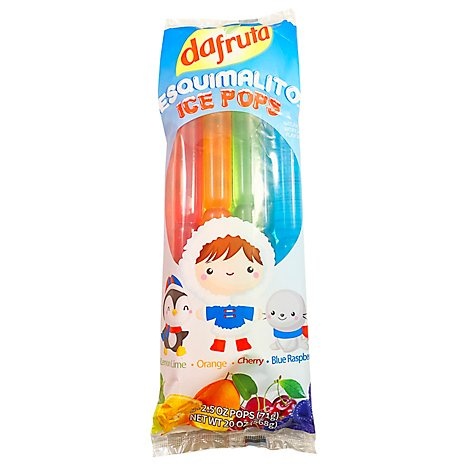 slide 1 of 1, Dafruta Esquimalito Assorted Flavors Ice Pops - 20 Oz, 20 oz