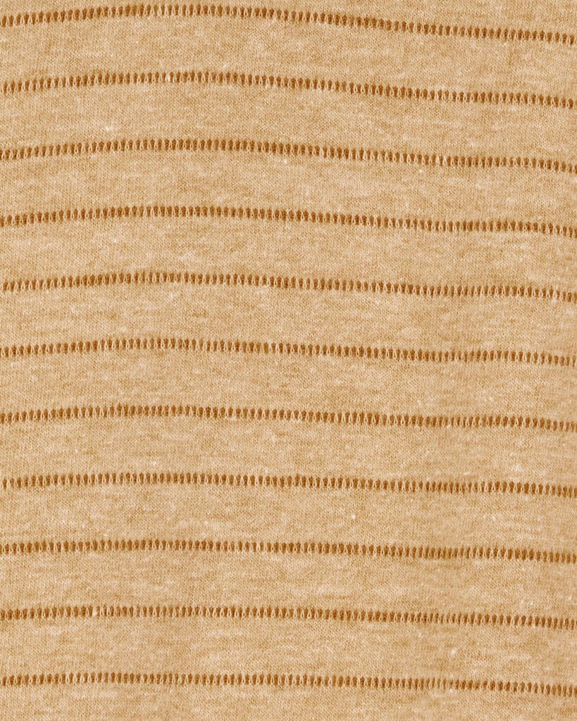 slide 2 of 2, Oshkosh Baby Striped Hooded Shirt Tan 3M, 1 ct