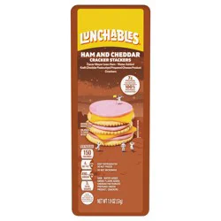 Lunchables Ham & Cheddar Value Pack, 1.9 oz Pack