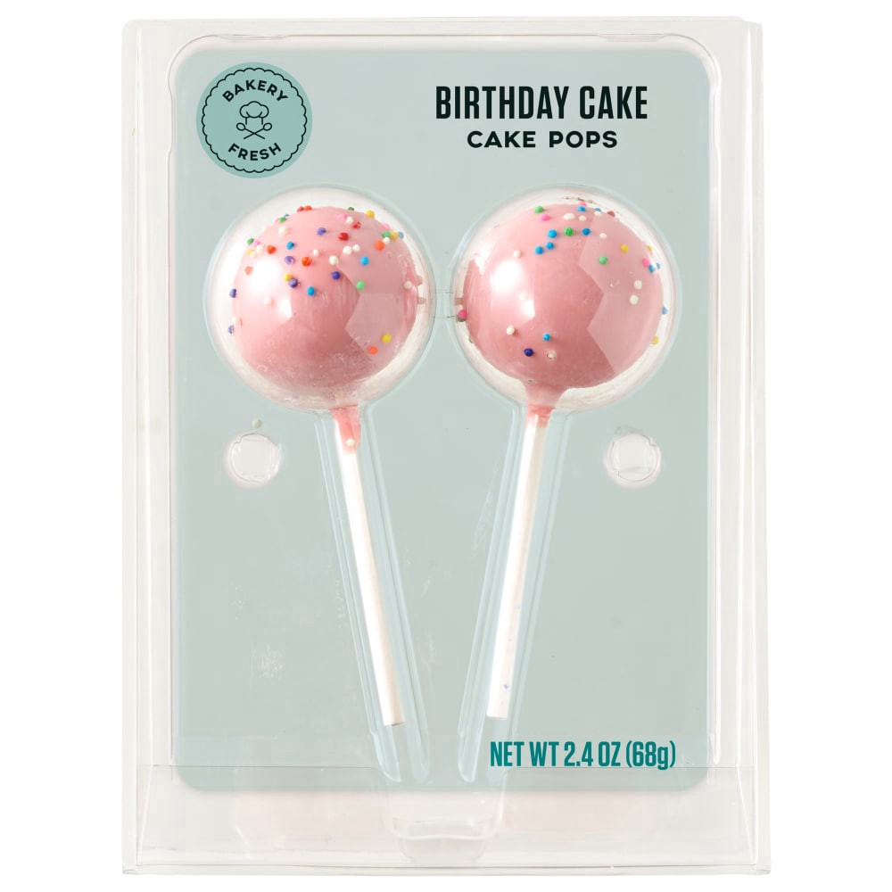 slide 1 of 2, Bakery Fresh Birthday Cake Cake Pops, 2 ct; 2.4 oz