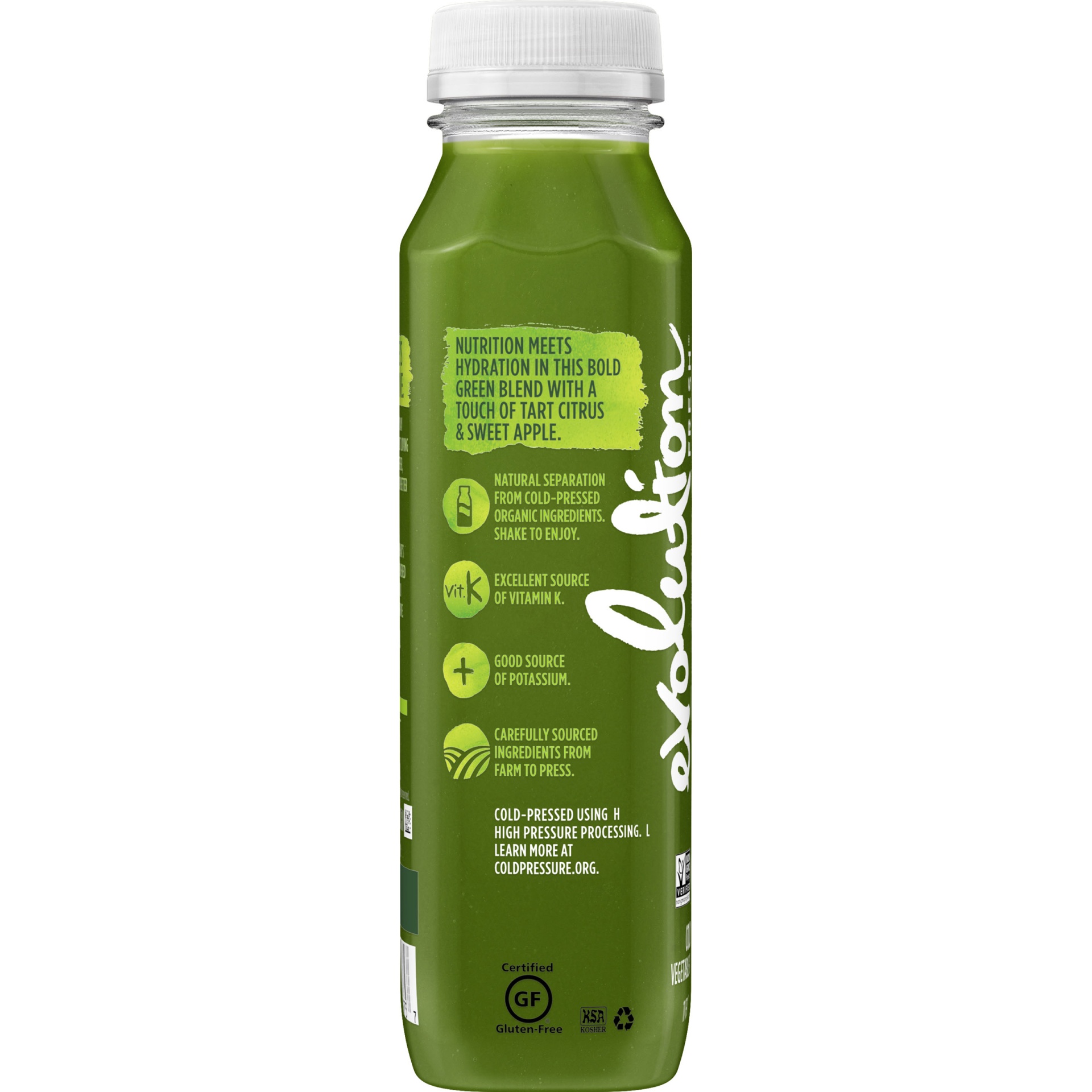 slide 4 of 6, Evolution Fresh Emerald Greens Cold Pressed Fruit And Vegetable Juice, 11 oz