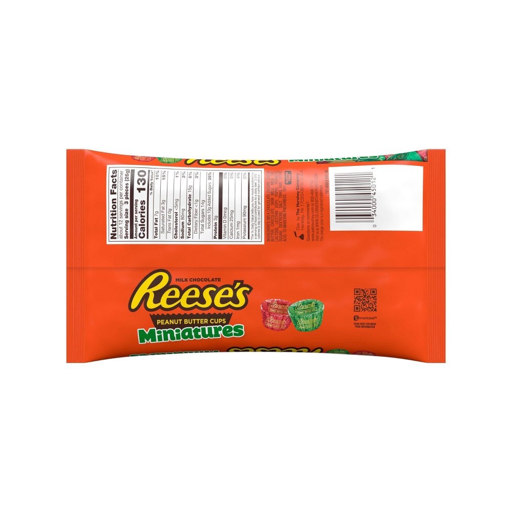 slide 2 of 4, Reese's Holiday Peanut Butter Cups Miniatures, 11 oz