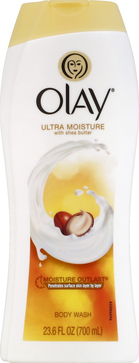 slide 2 of 3, Olay Ultra Moisture Body Wash With Shea Butter, 23.6 fl oz