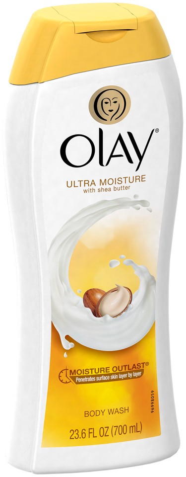 slide 1 of 3, Olay Ultra Moisture Body Wash With Shea Butter, 23.6 fl oz