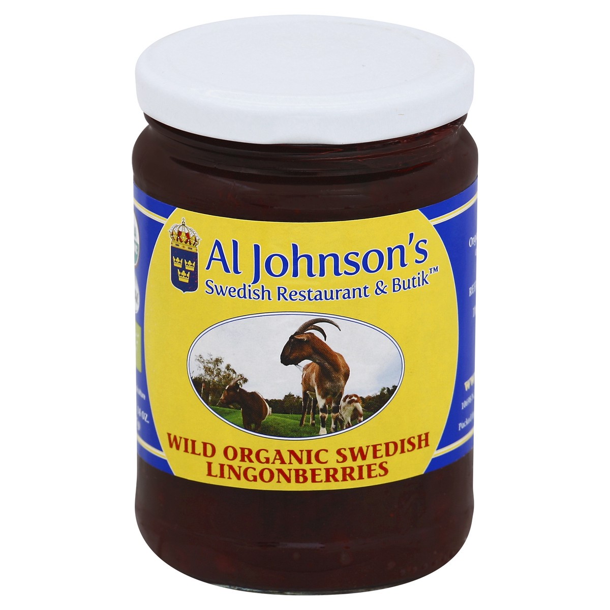 slide 3 of 3, Al Johnsons Al Johnson's Lingonberry Fruit Preserves, 14 oz