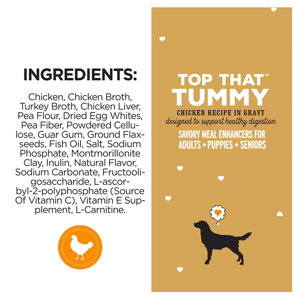 slide 8 of 29, I and Love and You Dog Meal Enhancer, Top That Tummy Chicken, 3 oz