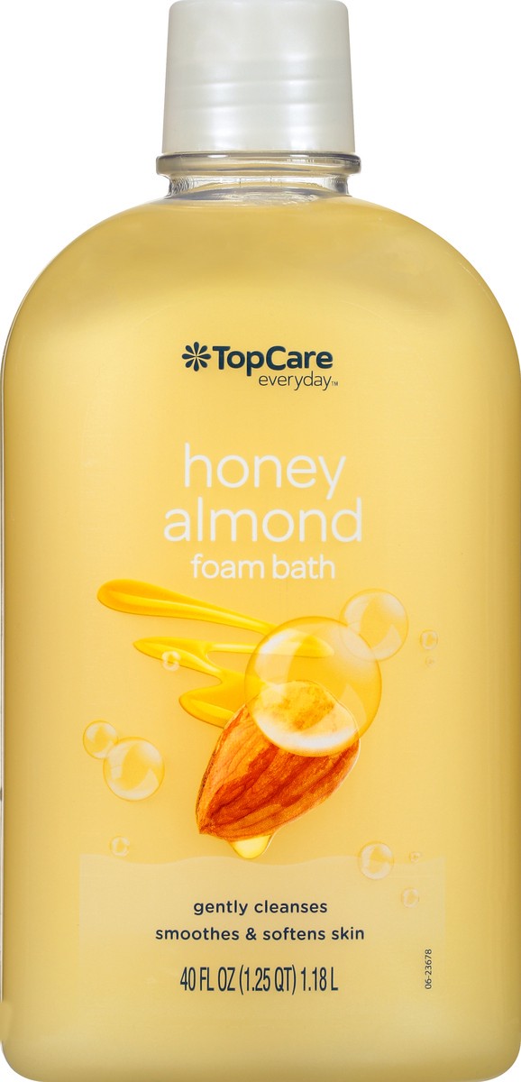 slide 7 of 9, Topcare Everyday Honey Almond Foam Bath 40 oz Bottle, 40 oz