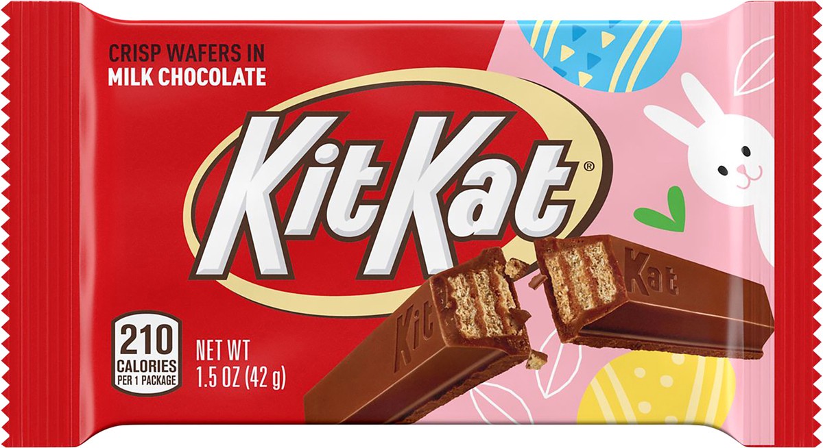 slide 6 of 6, Hershey's KIT KAT Crisp Wafers, In Milk Chocolate, 1.5 oz