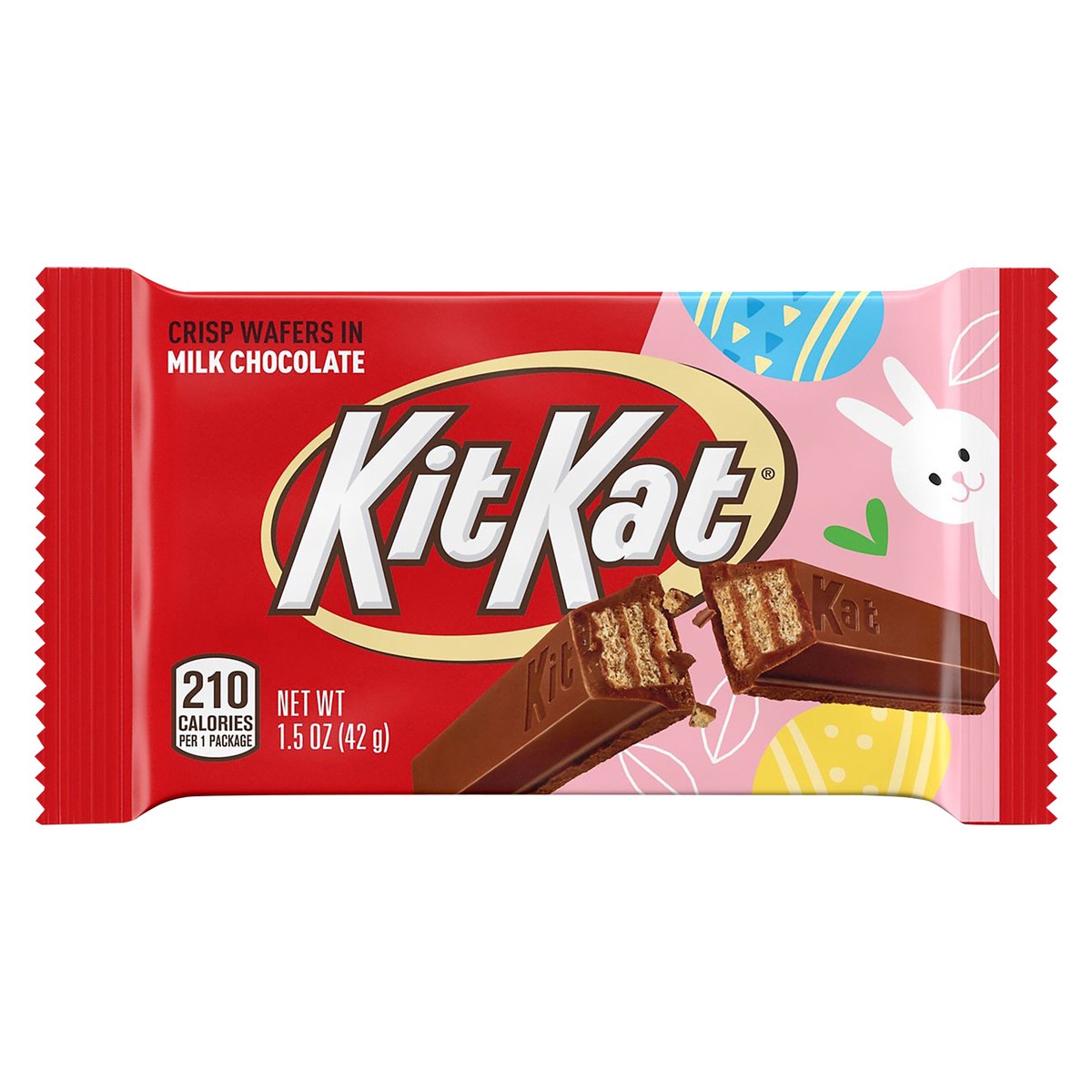 slide 3 of 6, Hershey's KIT KAT Crisp Wafers, In Milk Chocolate, 1.5 oz