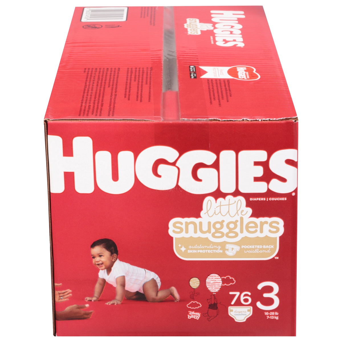 slide 1 of 3, Huggies Little Snugglers Baby Diapers, Size 3, 76 ct