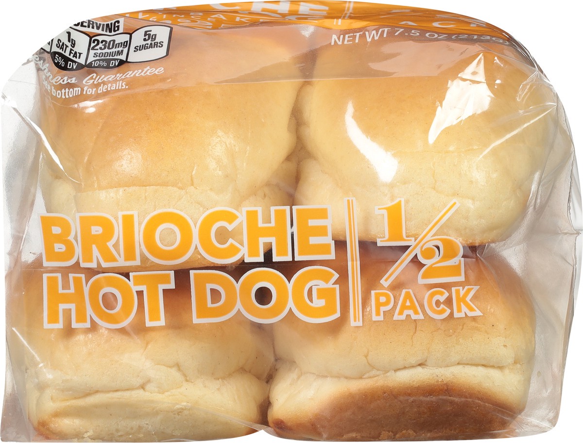 slide 8 of 9, Lewis Bakeries Brioche Hot Dog Buns 7.5 oz, 7.5 oz