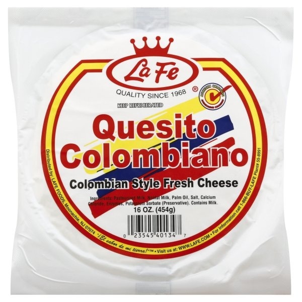 slide 1 of 1, La Fe Colombian Style Fresh Cheese, 16 oz