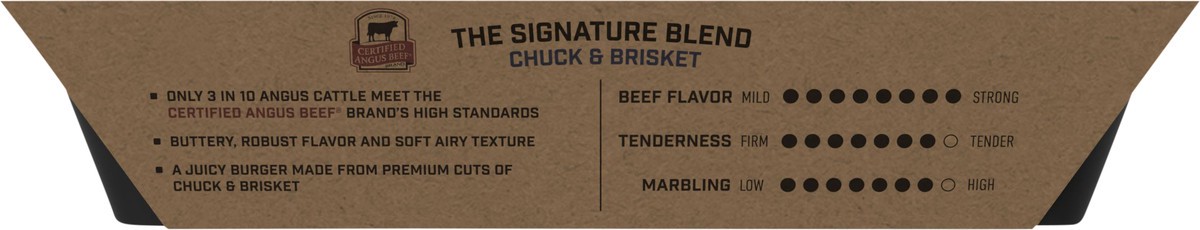 slide 13 of 13, Schweid & Sons Retail Fresh The CAB Signature Blend Patty 5.3 oz 3/4 75/25, 4 ct