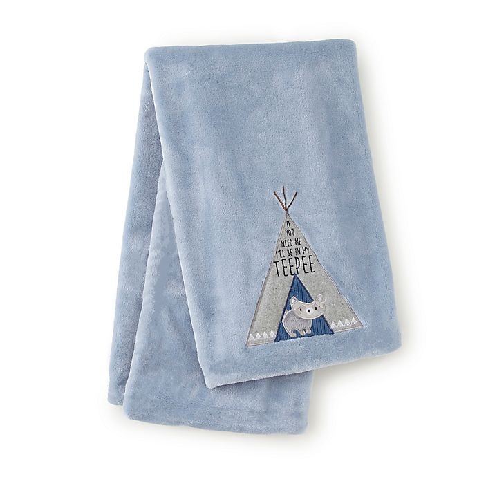 slide 1 of 2, Levtex Baby Trail Mix Blanket - Blue, 1 ct