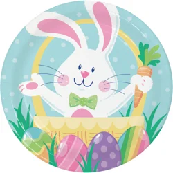 Creative Hoppy Easter Plates 9In